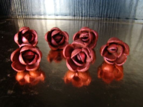 Róża angielska pączek burgund 1op( 6 szt)
