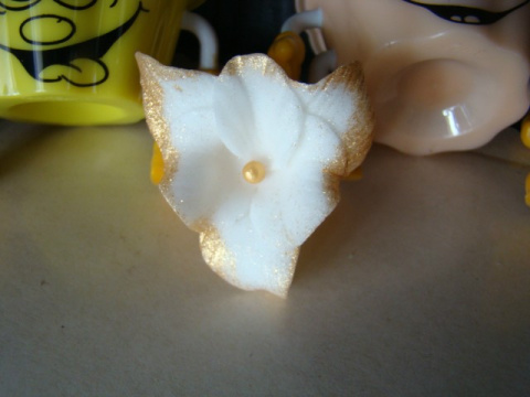 Orchidea - biało złota 1 op ( 3 szt.)