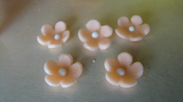 Kwiatek mini - łososiowy N (5 szt)