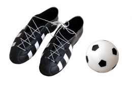 Buty piłkarskie z piłką 1 op (2+1)