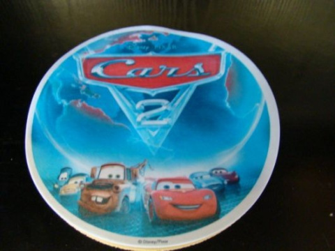 Dysk,krążek waflowy Cars II- 20 cm Dysk,krążek waflowy Cars II- 20 cm