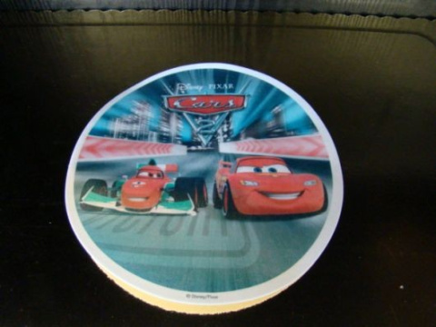 Dysk,krążek waflowy Cars II- 20 cm Dysk,krążek waflowy Cars II- 20 cm
