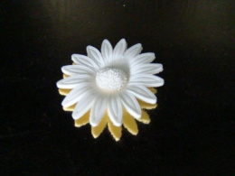 Kwiatek Margaretka duży biały- 1 szt