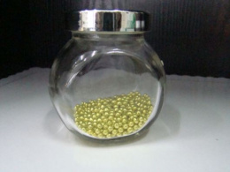 Perełki cukrowe złote 3,5 mm 1 op (50gr)