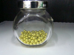 Perełki cukrowe złote 5 mm 1 op (50gr)