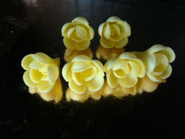 Róża angielska pączek żółta- 1 op (6 szt)