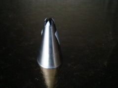 Tutka- tylka 5 mm karbowana zamknięta-1 szt