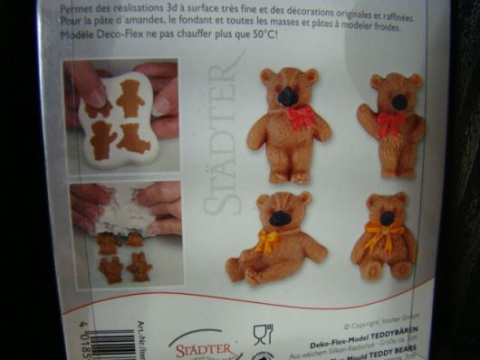 Forma silikonowa Teddybear 1 szt Forma silikonowa Teddybear 1 szt