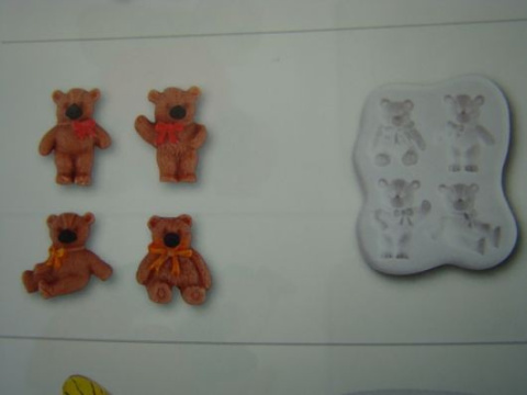 Forma silikonowa Teddybear 1 szt Forma silikonowa Teddybear 1 szt