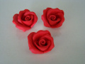 Róża cukrowa średnia - czerwona 1 op (3 szt)