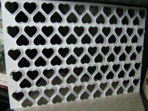 Szablon ,mata plastikowa- wykrojnik serca 4,5 cm (1 szt) Szablon ,mata plastikowa- wykrojnik serca 4,5 cm (1 szt)