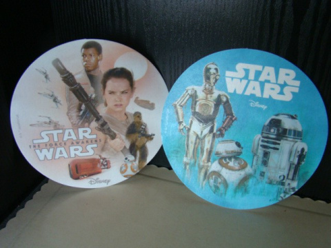 Dysk,krążek waflowy Star Wars- 1 szt Dysk,krążek waflowy Star Wars- 1 szt