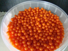 Posypka groszek perłowy- pomarańczowy 1 op (50gr)