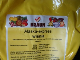 Stabilizator do śmietany Alaska express - wiśnia 1 kg
