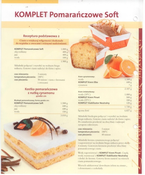 ciasto pomarańczowe -Soft - 1 kg ciasto pomarańczowe -Soft - 1 kg