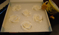 Róża Mercedes duża biała - 1op ( 10szt.)