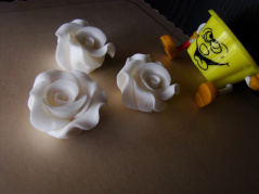 Róża duża biała -NL 1 op ( 3 szt)