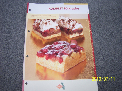 Ciasto Komplet półkruche - 1 kg Ciasto Komplet półkruche - 1 kg