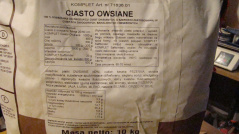 ciasto owsiane -Soft - 1 kg